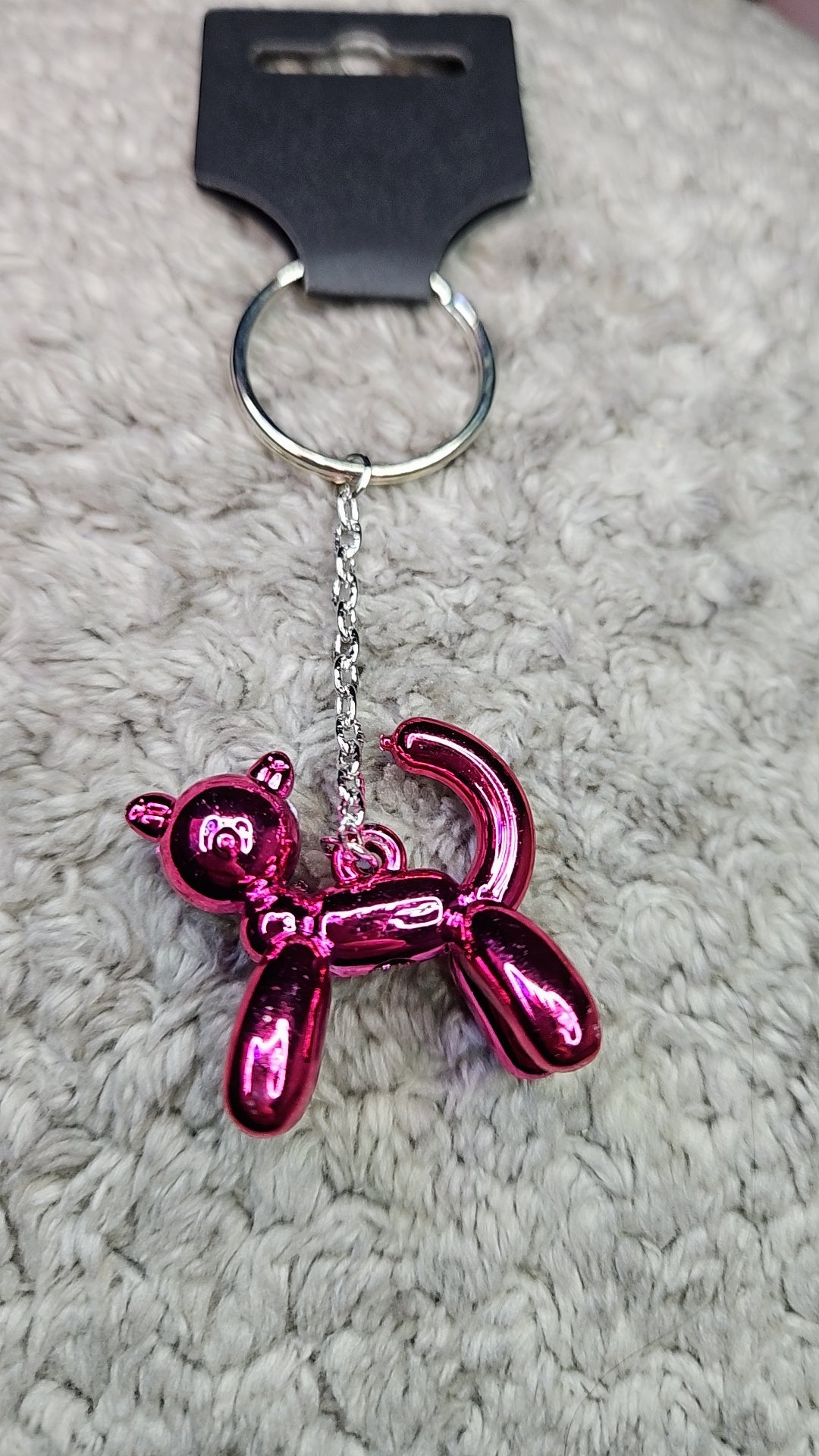 Balloon kitty Keychain (pink)