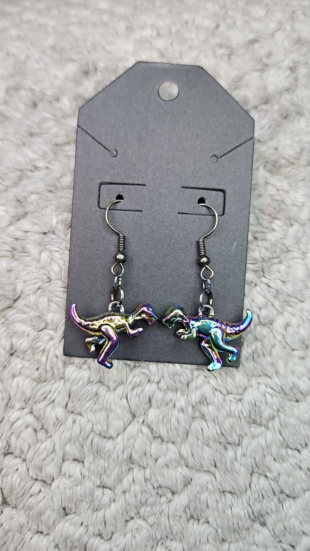 T-rex earrings