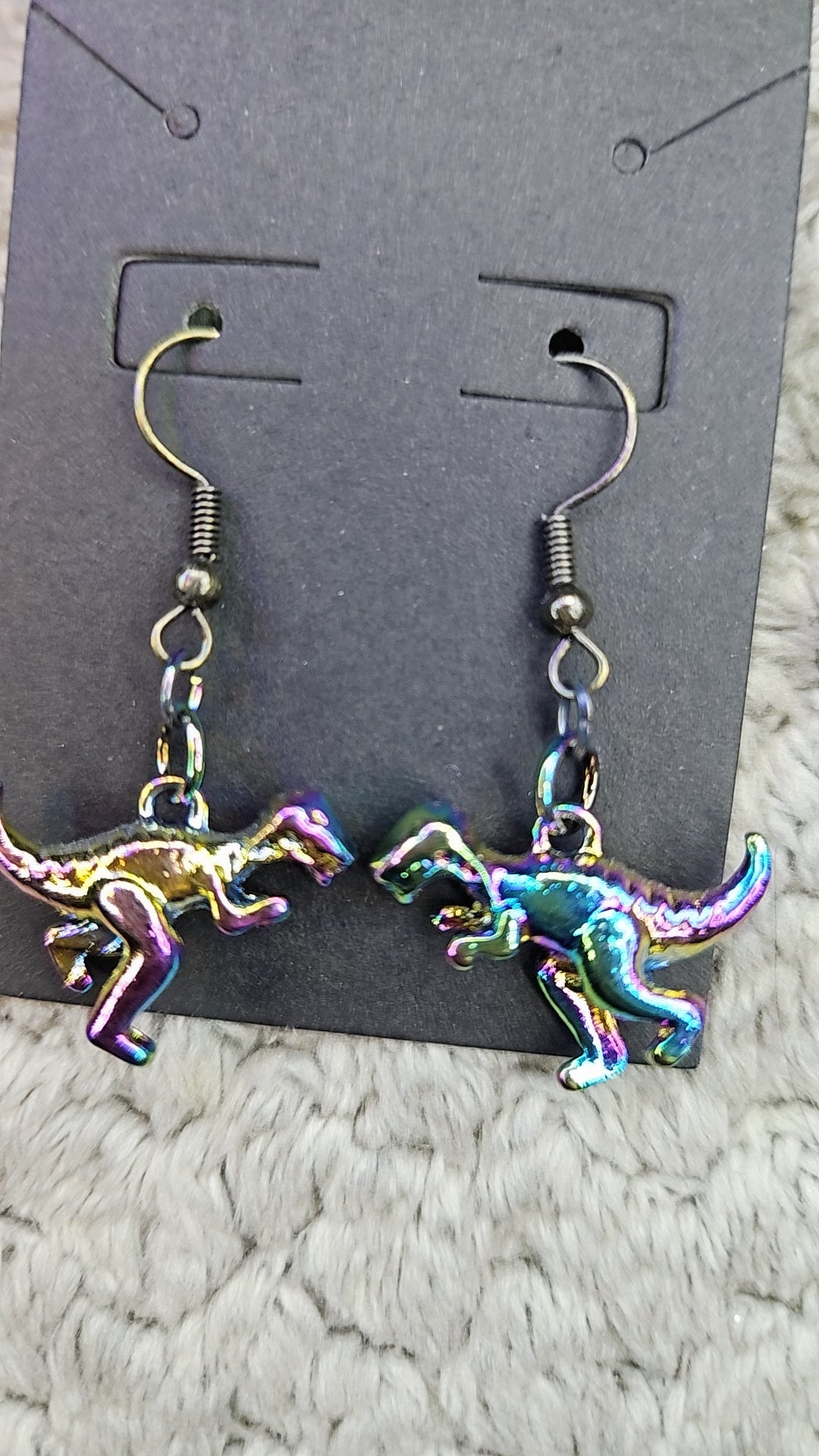 T-rex earrings