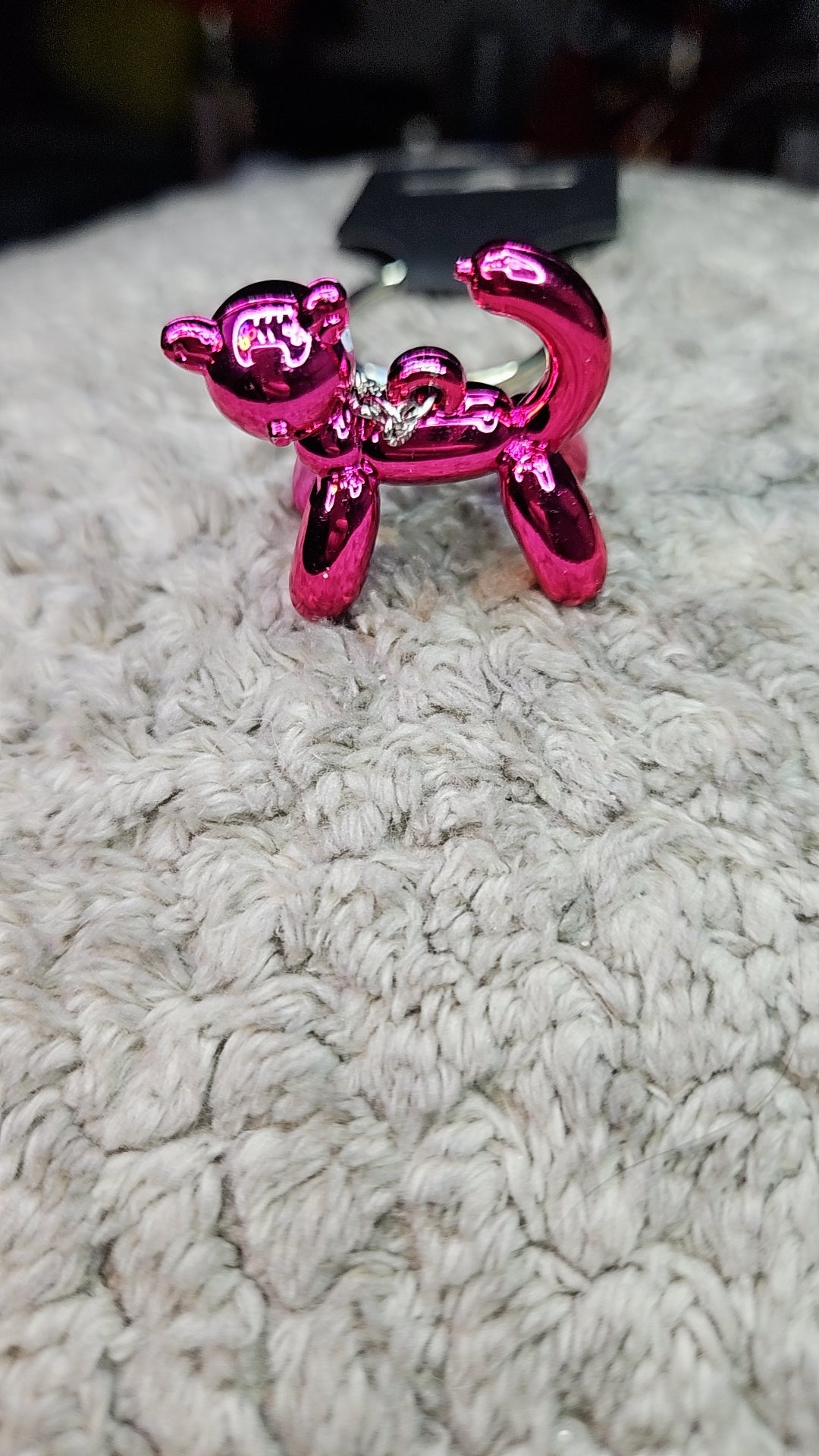 Balloon kitty Keychain (pink)