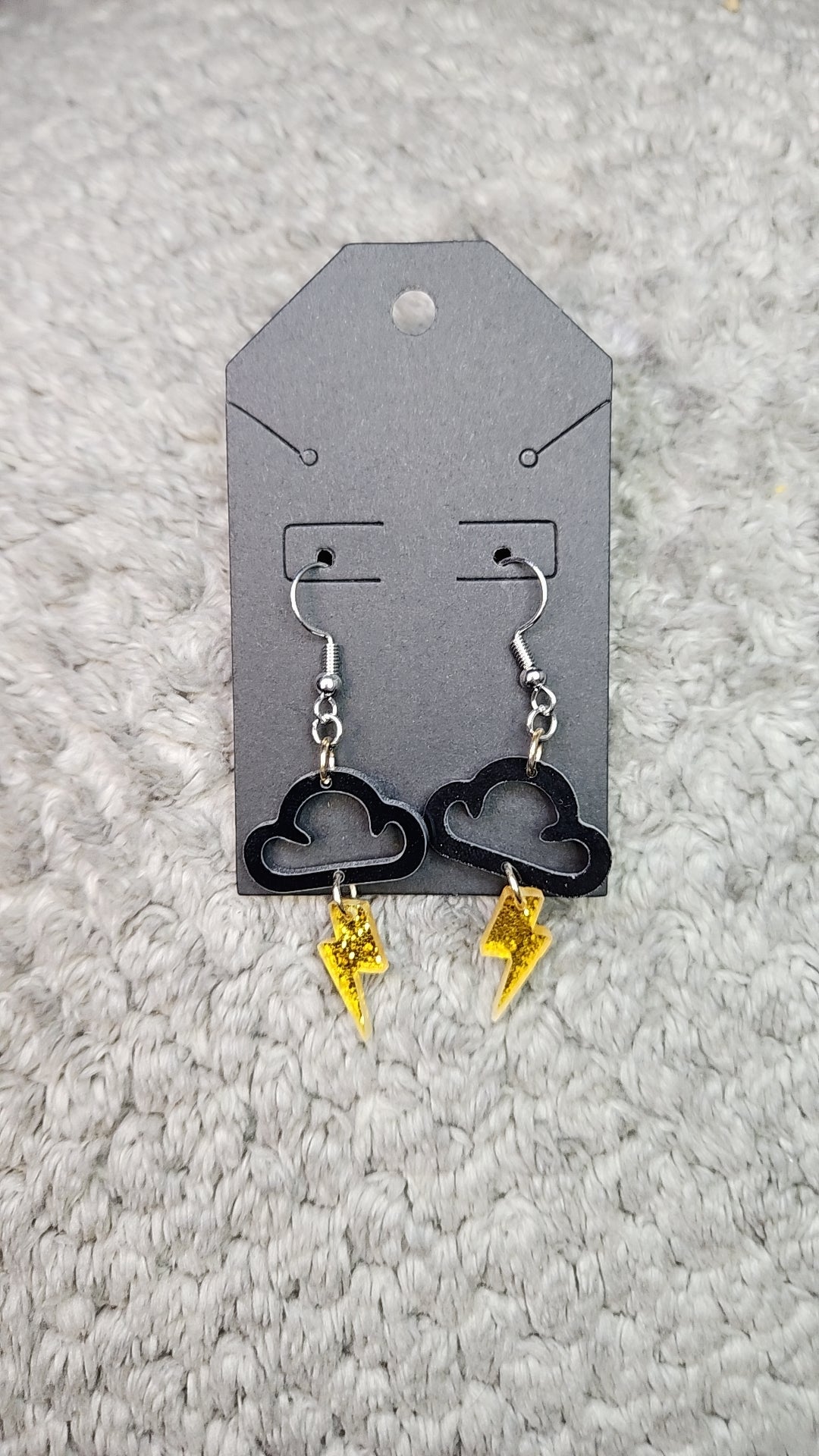 Thunderstorm earring